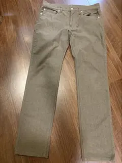 メンズパンツ M GU 秋冬用 ブラウン