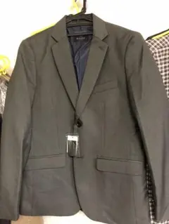 新品★ナノ・ユニバース テーラードジャケット 濃灰 Sサイズ