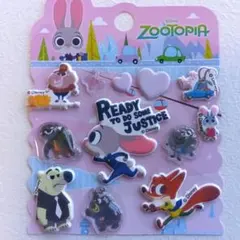 ズートピア2　立体シール　おすそ分け　ディズニー　ニック　ジュディ　シール帳①