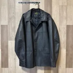 N*N様 レザージャケット　BACK NUMBER ブラック　L