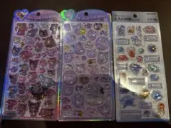 【国内正規品】うるちゅるポップシール　日焼け&クロミ　3D大人図鑑　クラゲ編