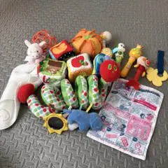 ベビーおもちゃ14点セット　アンパンマン　はらぺこあおむし