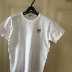PLAY COMME des GARCONS Tシャツ ゴールドハート　希少のサムネイル