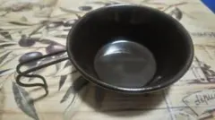 ステンレスシェラカップ　ダークブラウン　粉体塗装