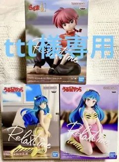 うる星やつら　ラムフィギュア×２種+らんま1/2 らんまフィギュア