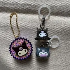 クロミ　3点セット　めじるしアクセサリー　手作りおやつチャーム