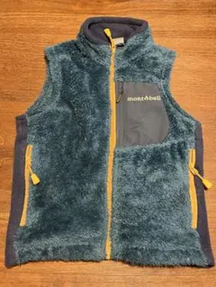 mont-bell フリースベスト サイズ100 青