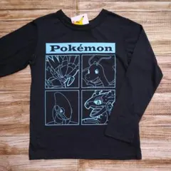 新品 未使用 ポケットモンスター 長袖Tシャツ ロンＴ 男の子 黒 140