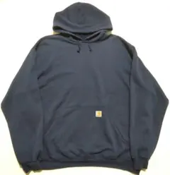 カーハート スウェットパーカー フーディーフェード紺 大きめサイズ