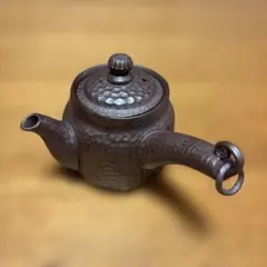 常滑焼 榮水 槌目模様 茶器 急須