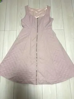 トッコクローゼット　キルティング調ミモレ丈ワンピース