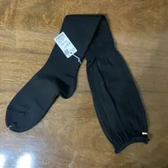 タビオ日本製ハイソックス黒ウール混のサムネイル