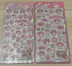 新品　匿名配送　マイメロディ　ボンボンドロップシール　2枚セット