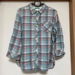 earth music&ecology チェックシャツ