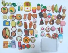 食べ物の消しゴムセット【おもしろ消しゴム】