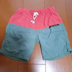 水陸両用パンツ　赤、カーキショートパンツ