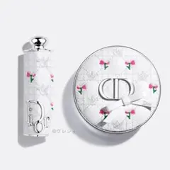 ギフトバッグ付き】Dior リップ＆クッション ケース ピンクボウ 新品未