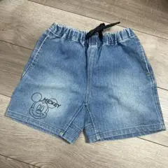 値下げ↓マーキーズ　ミッキーマウス デニムショートパンツ 110