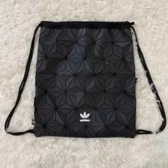 激レア　adidas アディダス3D 黒　ナップサック　新品 adidas Originals アディダスオリジナルス originals GYMSACK 3D