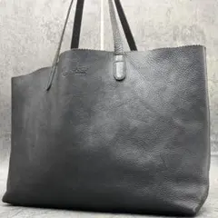 ガンゾ トートバッグ オールレザー 肩掛け A4 ビジネスバッグ メンズ 黒のサムネイル
