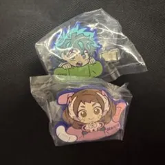 ヒロアカ ヘアクリップ 2個セット キャラばんちょうこう 緑谷出久 麗日お茶子