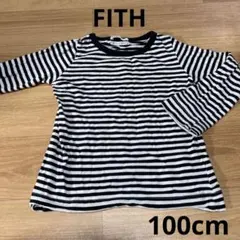 FITH ボーダー ロンT 綿100% 100cm