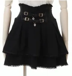 LIZLISA 2連リボンベルトスカパン