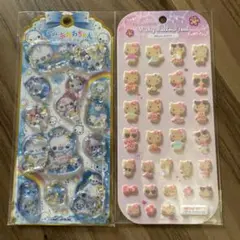 正規品 あわわちゃん ウォーターシール 日焼けキティ ミルキーメロウシール
