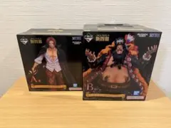 ワンピース　フィギュア　一番くじ　黒ひげ&シャンクス　セット