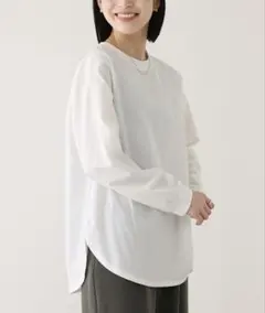 長袖ロングtシャツ