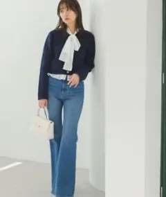 SNIDEL スナイデル ORGANICSブーツカットデニム