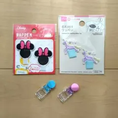 名札付けワッペン　ソニック名札クリップ　セット