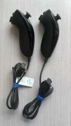 Wii U ヌンチャクブラック コントローラー 2個セット