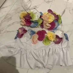 花びら装飾セパレート水着 9M