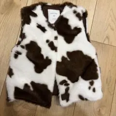 mirror bae. カウ柄ベスト　新品未使用