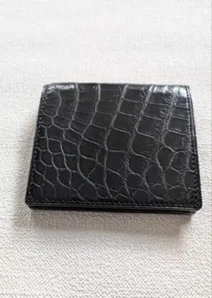 smm320様専用 万双 クロコダイルミニ財布(小銭入付) ブラック - メルカリ