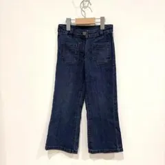 NEXT ダークブルー フレアデニムパンツ 6y
