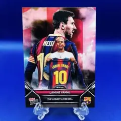 【貴重】25-26 Topps Now FC Barcelona ヤマル・メッシ