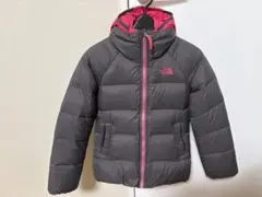 The North Face ダウン （7/8）　グレー/ピンク