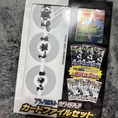 ポケモンカード ブラックボルト　ホワイトフレア　カードファイルセット ポケカ