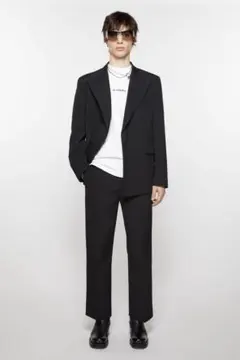 acne studios テーラードトラウザーズ ブラック スラックス48サイズのサムネイル