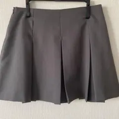 GU プリーツミニスカート グレー Mサイズ