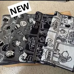 ピーナッツ　スヌーピータオルハンカチ　2枚セット　新品　SNOOPY ガーゼ
