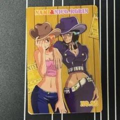 ワンピース 海賊王グミカード No.95 ナミ ロビン カウボーイハット