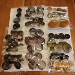 カジュアル シンプル ボタン まとめ売りセット