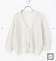 最終価格‼️【新品未使用】ハニーズ/ラメ入り透かし編みニットカーディガン/ᒪ