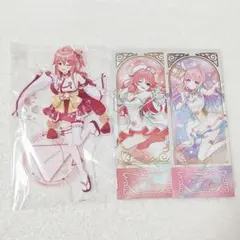 さくらみこ ホロライブ アクスタ 3D 姫森ルーナ チケット風カード