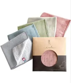 【未使用】トップファクトリー 今治タオル タオルハンカチ 綿100% 5枚組