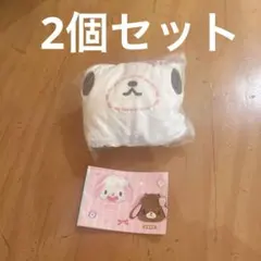 シュガーバニーズ　ふわふわ巾着2 ぶちうさ