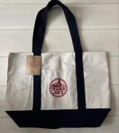 【新品タグ付】トレジョ トレーダージョーズ エコバッグ トートバッグ ネイビー